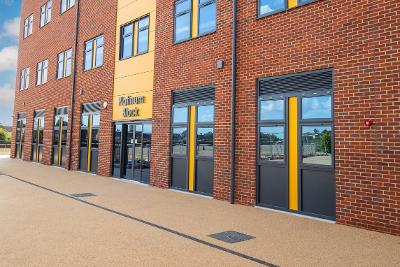 Entrance to the new build at Ormiston Victory Academy.