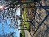 A photograph of the new height-restriction barrier, at the car park entrance. 