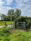A new kissing gate installed along the Wherryman's Way.