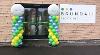 An image of Brundall Sports Hub at the opening ceremony. The image shows the front door with balloons and ribbon, alongside the Brundall Sports Hub sign.