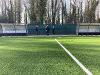 A photograph of the sideline and dugouts of the FDC Bowthorpe 3G Pitch.